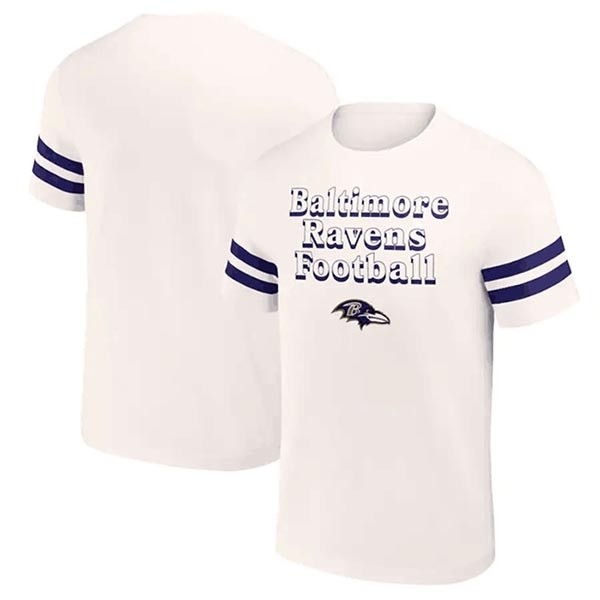 Men's Baltimore Ravens Cream X Darius Rucker Collection Vintage T-Shirt