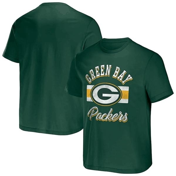 Men's Green Bay Packers Green X Darius Rucker Collection Stripe T-Shirt