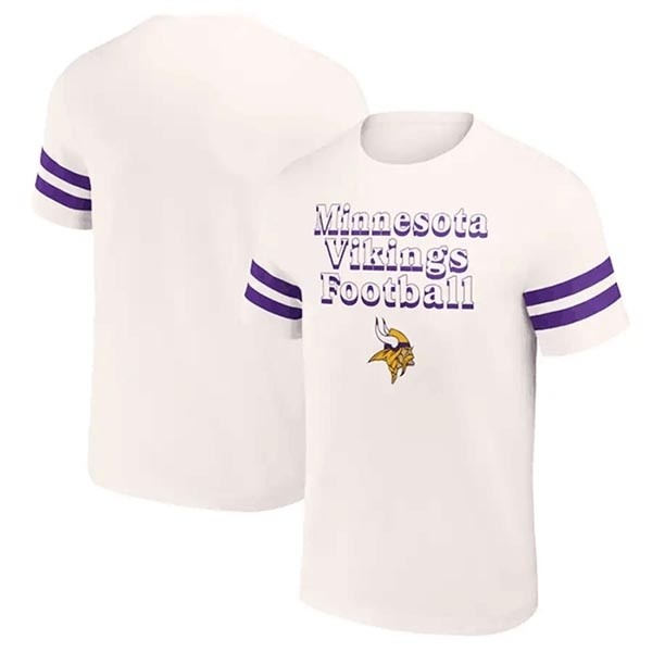 Men's Minnesota Vikings Cream X Darius Rucker Collection Vintage T-Shirt