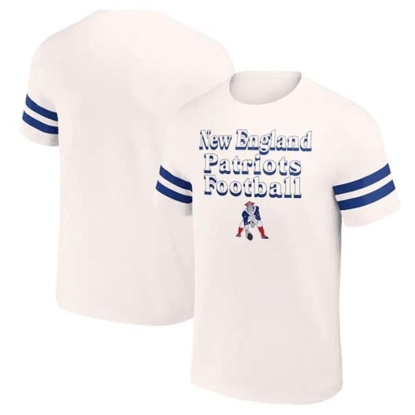 Men's New England Patriots Cream X Darius Rucker Collection Vintage T-Shirt