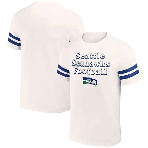 Men's Seattle Seahawks Cream X Darius Rucker Collection Vintage T-Shirt