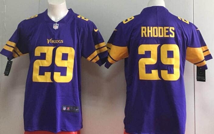 NFL Vikings #29 Xavier Rhodes Purple Color Rush Limited Jersey