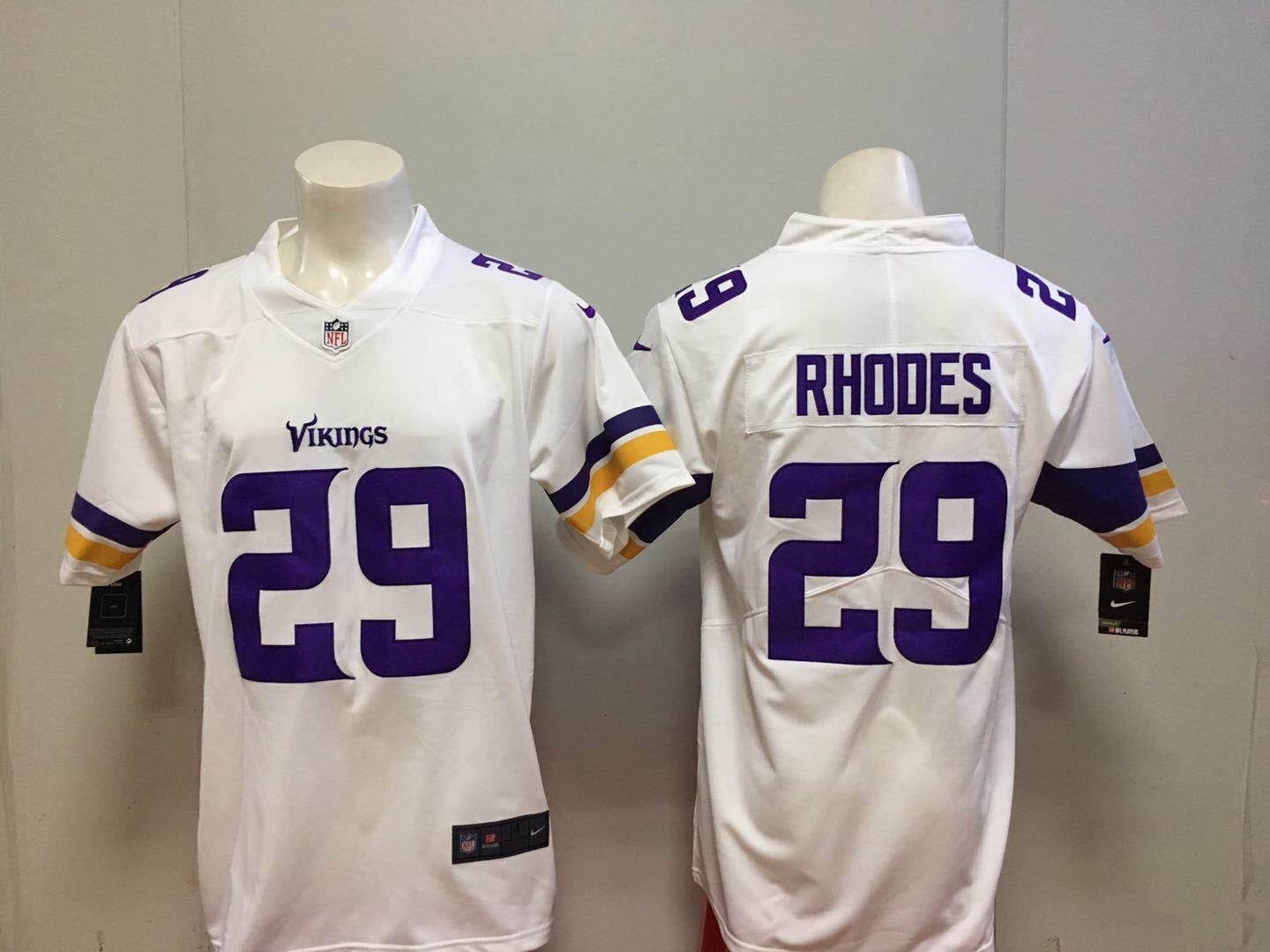 NFL Vikings #29 Xavier Rhodes White Vapor Untouchable Limited Jersey