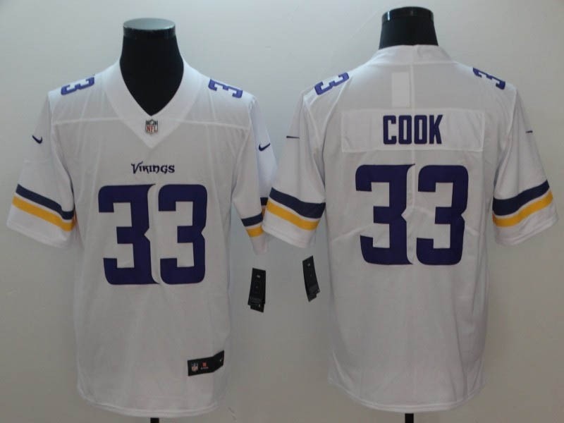 NFL Vikings #33 Dalvin Cook White Vapor Untouchable Limited Jersey