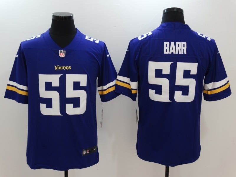 NFL Vikings #55 Anthony Barr Purple Vapor Untouchable Limited Jersey