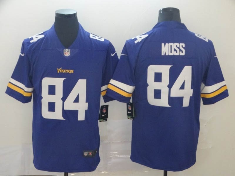 NFL Vikings #84 Randy Moss Purple Vapor Untouchable Limited Jersey