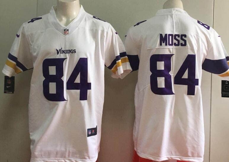 NFL Vikings #84 Randy Moss White Vapor Untouchable Limited Jersey