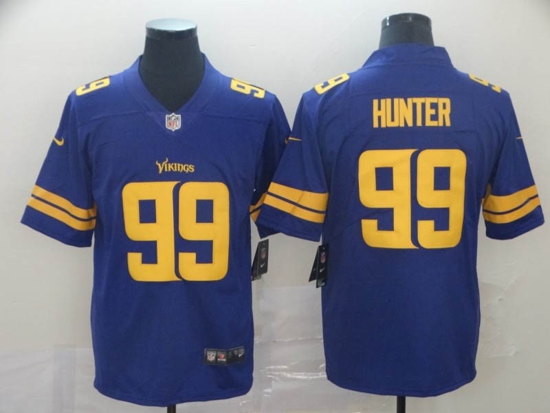 NFL Vikings #99 Danielle Hunter Purple Color Rush Limited Jersey