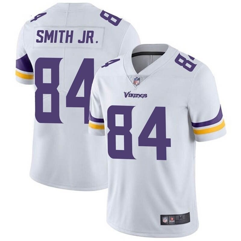 Men's Minnesota Vikings Vikings #84 Irv Smith jr. White Vapor Untouchable Limited Jersey