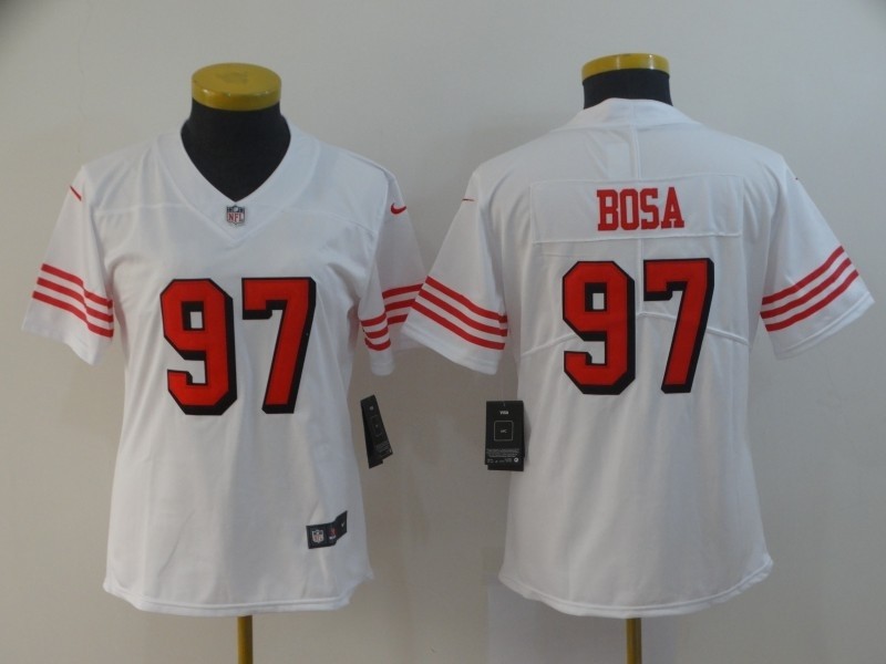 NFL Women 49ers Bosa #97 white New 2018 Legend Jersey