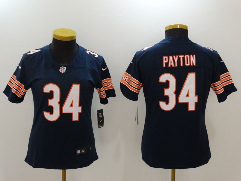 NFL Women Bears Walter Payton #34 Blue Jersey