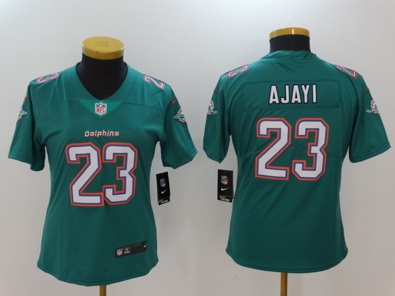 NFL Women Miami Dolphins Ajayi #23 green Jersey