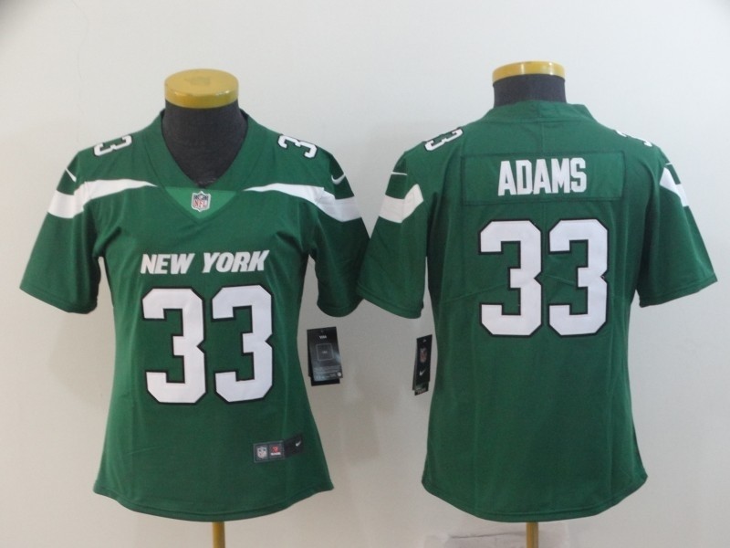 NFL Women New York Jets Jamal Adams #33 Green 2019 Jersey