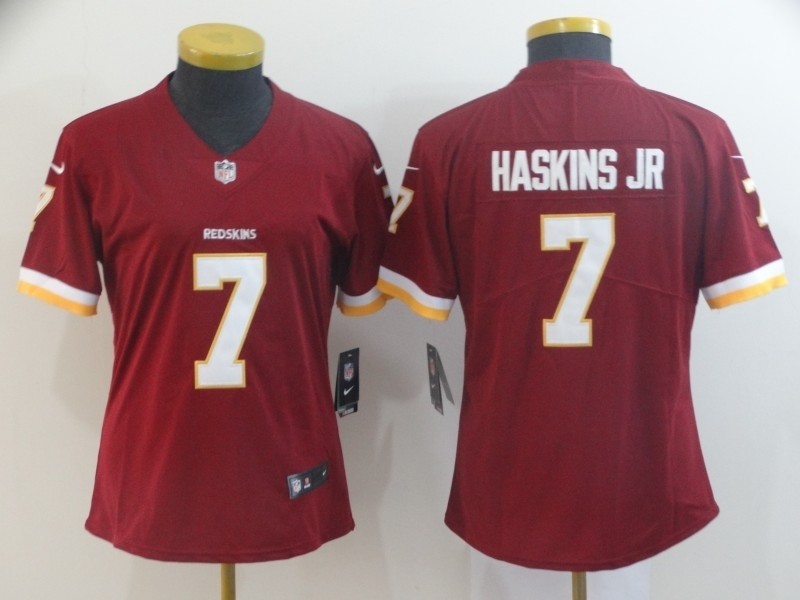 NFL Women Washington Redskins Haskins #7 red Jersey