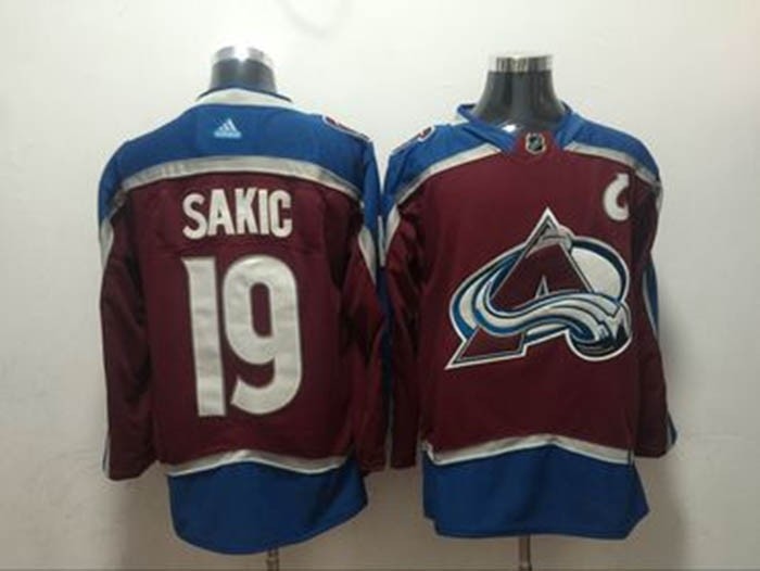 NHL Colorado Avalanche #19 Joe Sakic Red Adidas Jersey