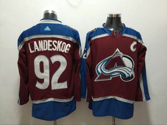 NHL Colorado Avalanche #92 Gabriel Landeskog Red Adidas Jersey