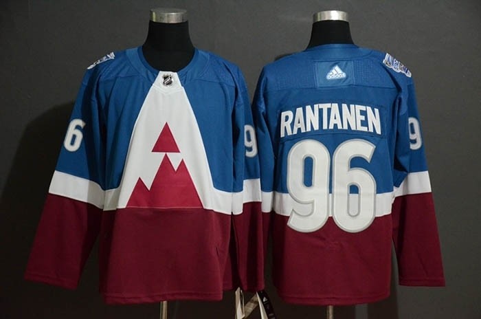 NHL Avalanche #96 Mikko Rantanen Blue Red 2020 NHL Stadium Series Adidas Jersey