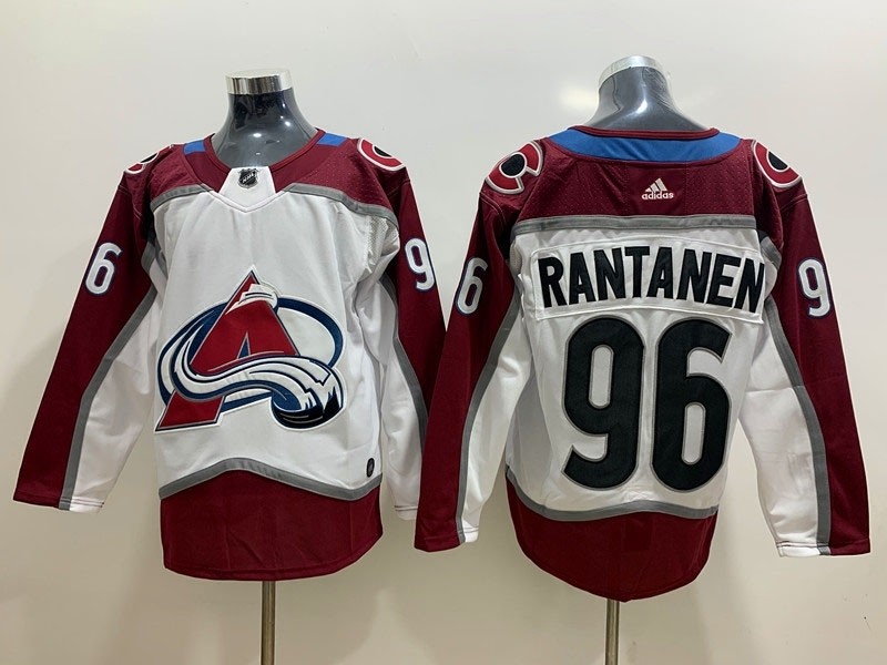 NHL Colorado Avalanche #96 Mikko Rantanen White New Adidas Jersey