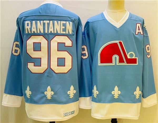 Men's Colorado Avalanche #96 Mikko Rantanen Light Blue Throwback CCM Jersey