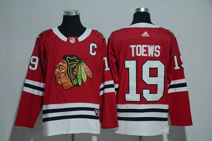 NHL Chicago Blackhawks #19 Jonathan Toews Red Adidas Jersey