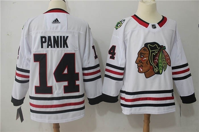 NHL Chicago Blackhawks #14 Richard Panik White Adidas Jersey