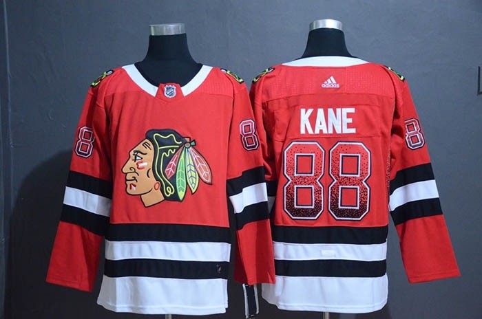 NHL Chicago Blackhawks #88 Patrick Kane Red Drift Fashion Adidas Jersey