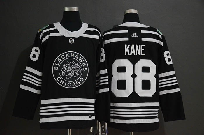 NHL Chicago Blackhawks #88 Patrick Kane black 2019 Winter Classic Jersey