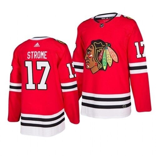 NHL Chicago Blackhawks #17 Dylan Strome Red Adidas Jersey