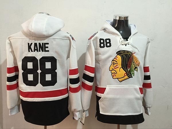 NHL Chicago Blackhawks #88 Patrick Kane White Winter Classic All Stitched Hooded Sweatshirt