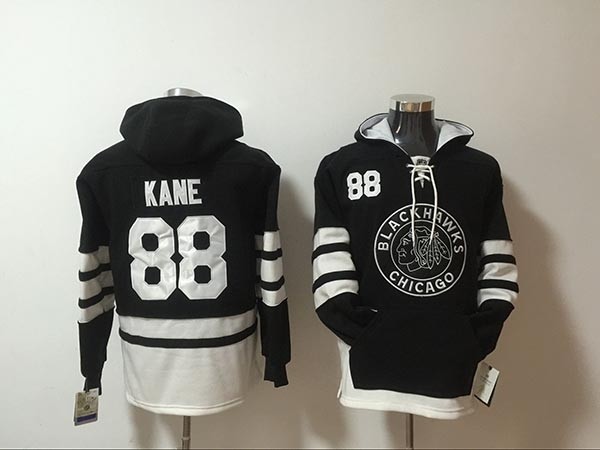 NHL Chicago Blackhawks #88 Patrick Kane Black Winter Classic All Stitched Hooded Sweatshirt