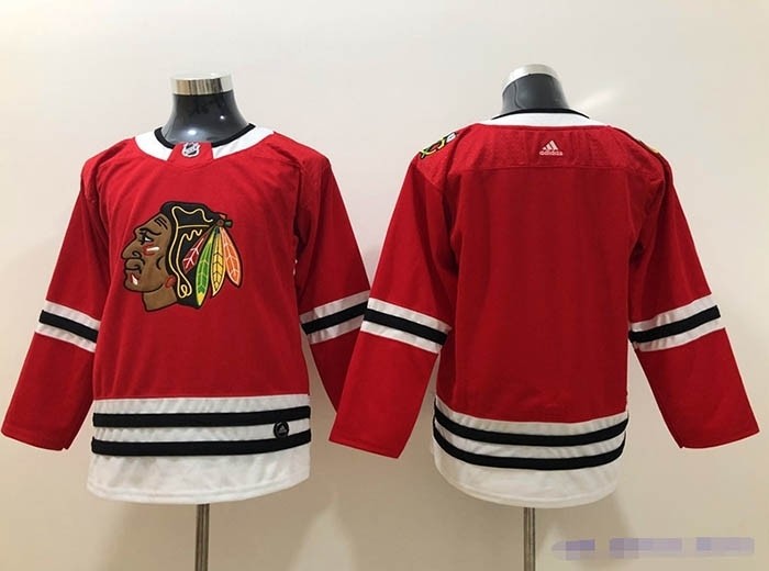 Youth Chicago Blackhawks Red Adidas Jersey