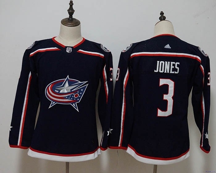 Youth Columbus Blue Jackets #3 Seth Jones Navy Adidas Jersey