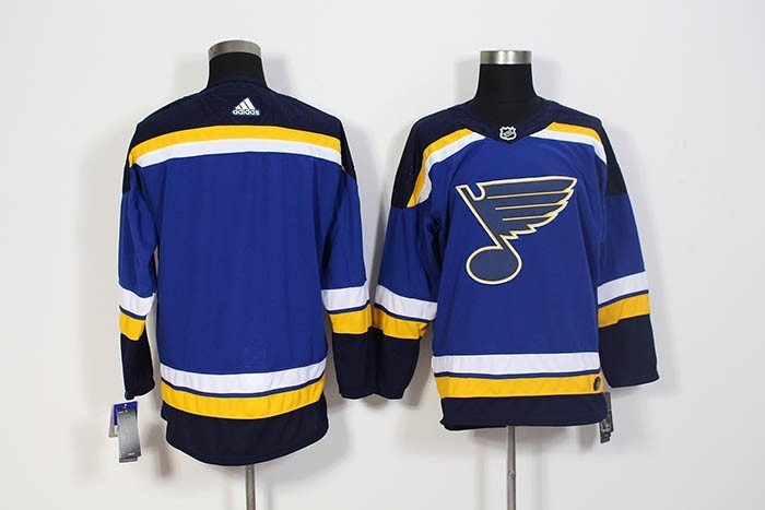 NHL St. Louis Blues Blank Blue Adidas Jersey