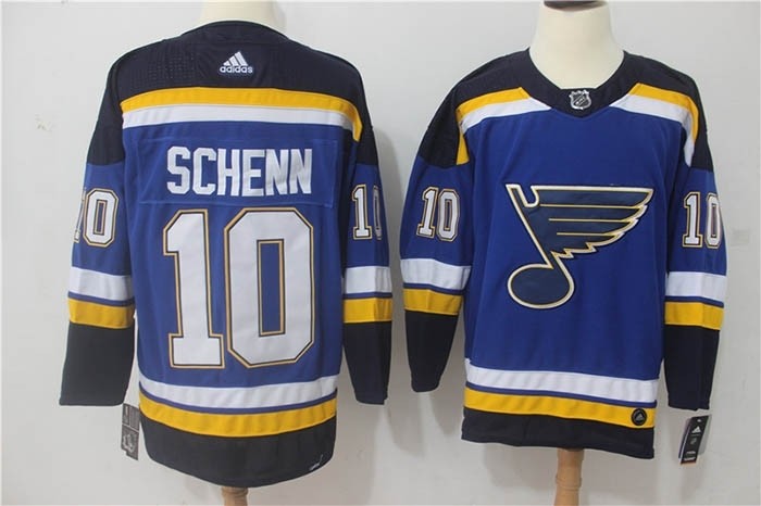 NHL St. Louis Blues #10 Brayden Schenn Blue Adidas Jersey