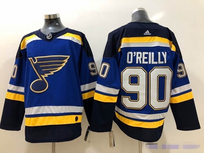 NHL St. Louis Blues #90 Ryan O'Reilly Blue Adidas Jersey