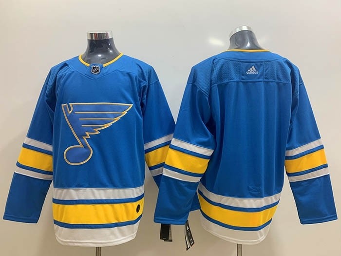 NHL St. Louis Blues Blank Blue Alternate Adidas Jersey