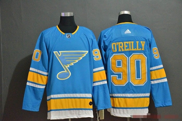 NHL St. Louis Blues #90 Ryan O'Reilly Blue Alternate Adidas Jersey