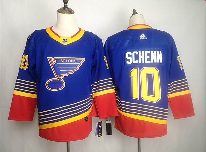 NHL St. Louis Blues #10 Brayden Schenn Blue Adidas Reissue Jersey