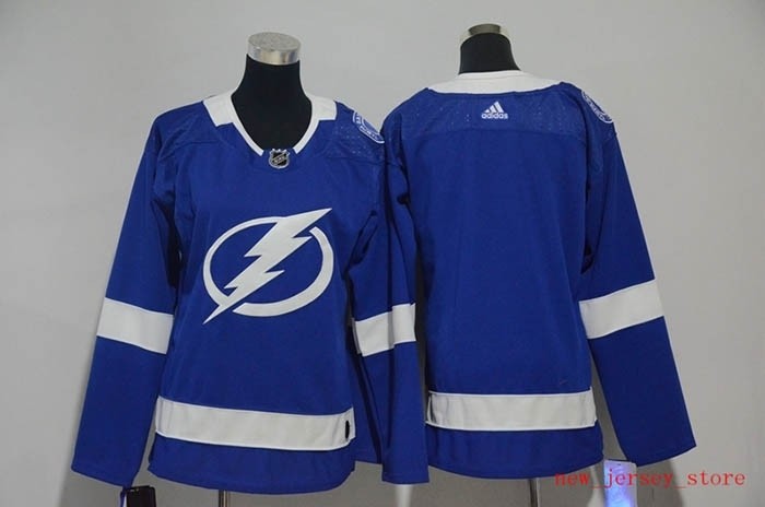 Women Tampa Bay Lighting Blank Blue Adidas Jersey