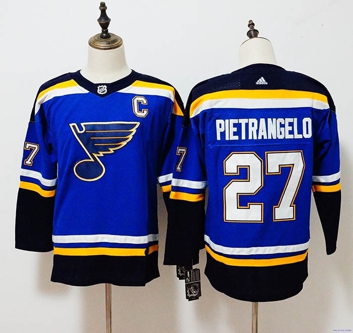 Youth St. Louis Blues #27 Alex Pietrangelo Blue Adidas Jersey