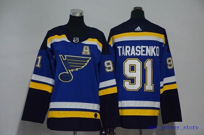 Youth St. Louis Blues #91 Vladimir Tarasenko Blue Adidas Jersey