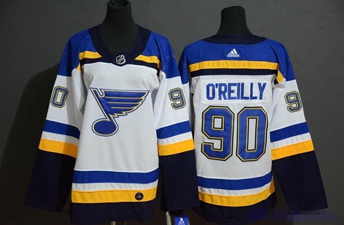 Youth St. Louis Blues #90 Ryan O'Reilly White Adidas Jersey