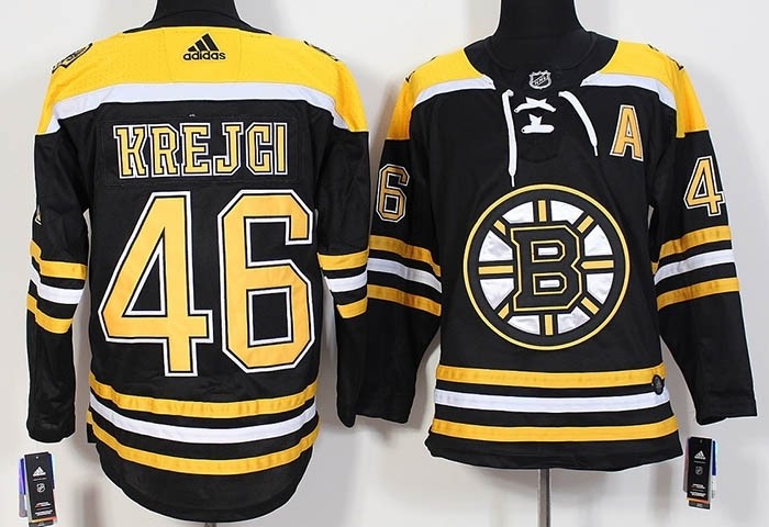 NHL Boston Bruins  David Krejci Black adidas Jersey