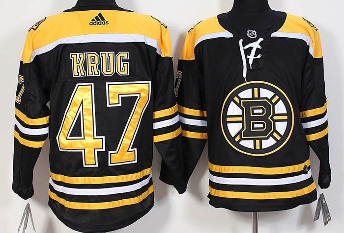 NHL Boston Bruins #47 Torey Krug Black adidas Jersey