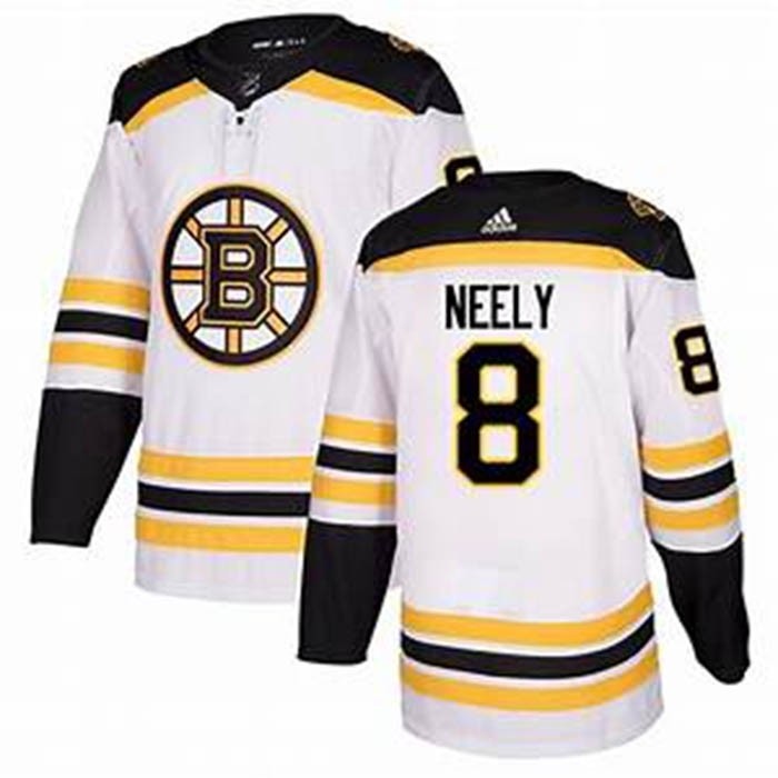 NHL Boston Bruins #8 Cam Neely White adidas Jersey