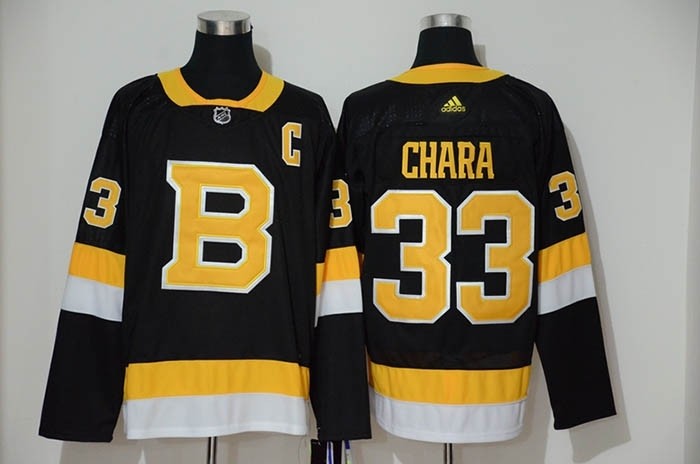 NHL Boston Bruins #33 Zdeno Chara Black Adidas Reissue Jersey