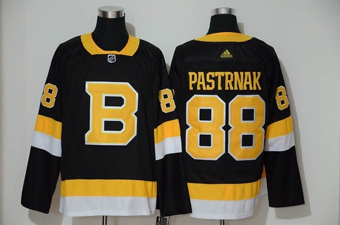 NHL Boston Bruins #88 David Pastrnak Black Adidas Reissue Jersey