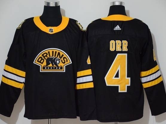 NHL Boston Bruins #4 Bobby Orr Black 3rd Inverted Legend adidas jersey