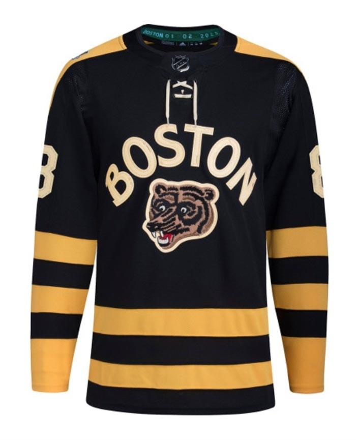 Men's Boston Bruins Custom Black Winter Classic Primegreen Stitched Jersey(Name and number remark in comment column)