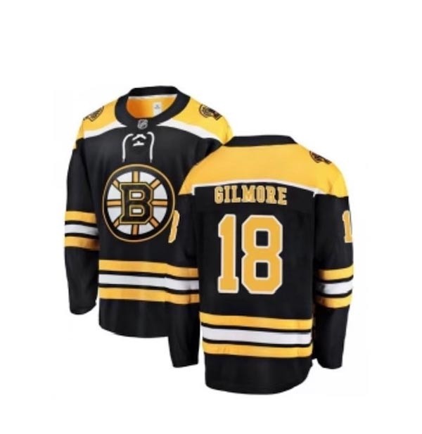 NHL Boston Bruins #18 Happy Gilmore Black Adidas Jersey